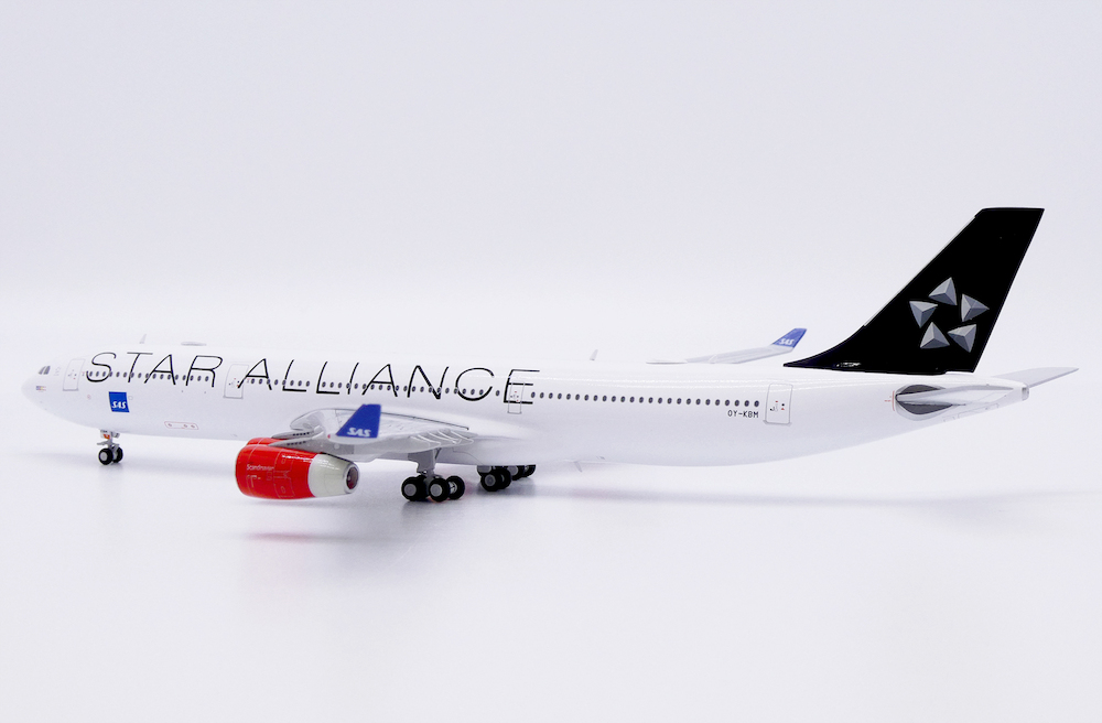 Airbus A340-300 SAS 1:400 スケール 1:400 Airbus A340-300 SAS Scandinavian Airlines OY-KBI Panda Model