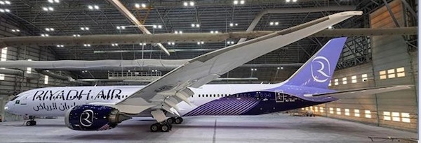 Boeing 787-9 Dreamliner Riyadh Air HZ-RXX XX40647