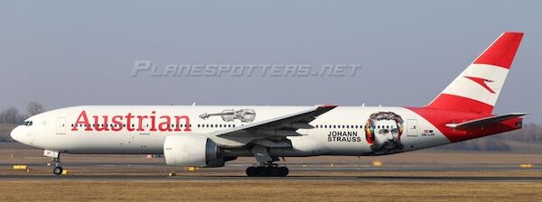 Boeing 777-200ER Austrian Airlines "Johann Strauss" OE-LPF XX40688