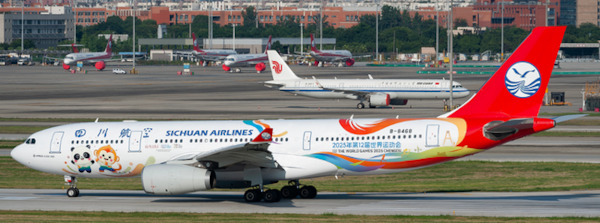 Airbus A330-200 Sichuan Airlines "The World Games 2025 Chengdu" B-8468  XX40785