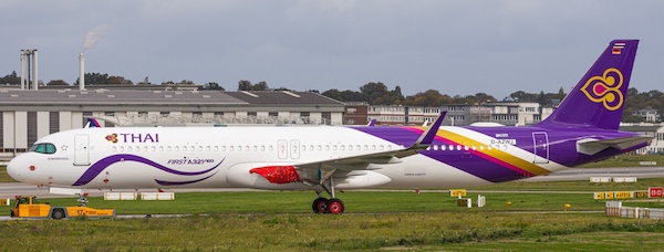 Airbus A321neo Thai Airways "First A321NEO" HS-TOA  XX40827