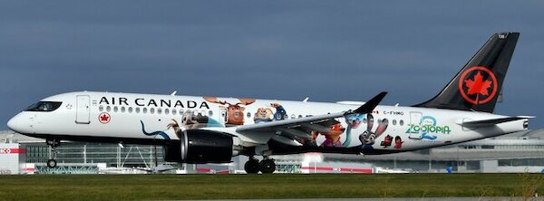 Airbus A220-300 Air Canada "Zootopia 2" C-FHMO  XX40842