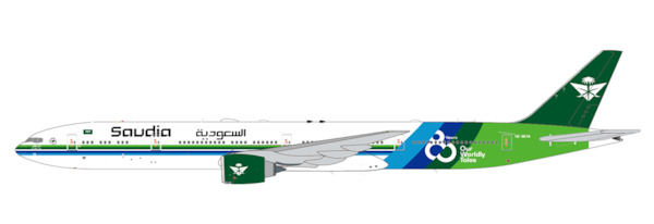 Boeing 777-300ER Saudi Arabian Airlines "80 Years" HZ-AK36 XX40895