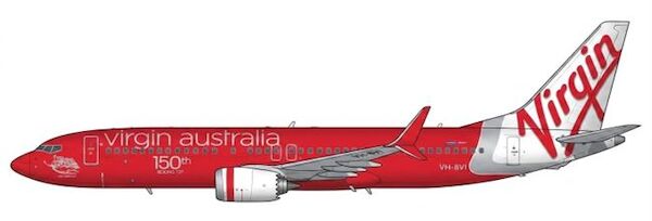 Boeing 737 MAX 8 Virgin Australia "150th Boeing 737" VH-8VI  XX40899