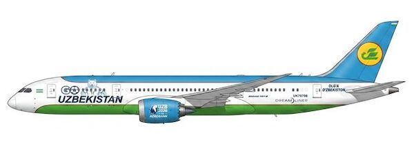 Boeing 787-8 Dreamliner  Uzbekistan Airways "Go Uzbekistan" UK78706  XX40902
