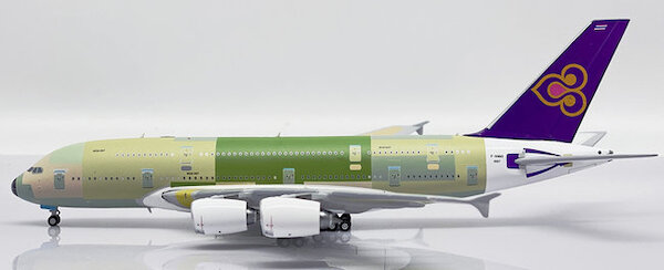 Airbus A380 Thai Airways "Bare Metal" F-WWAO With Antenna  XX4470