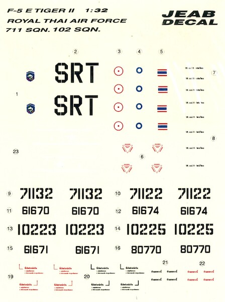 F5E Tiger (711 & 102sq Royal Thai AF)  JEAB32002