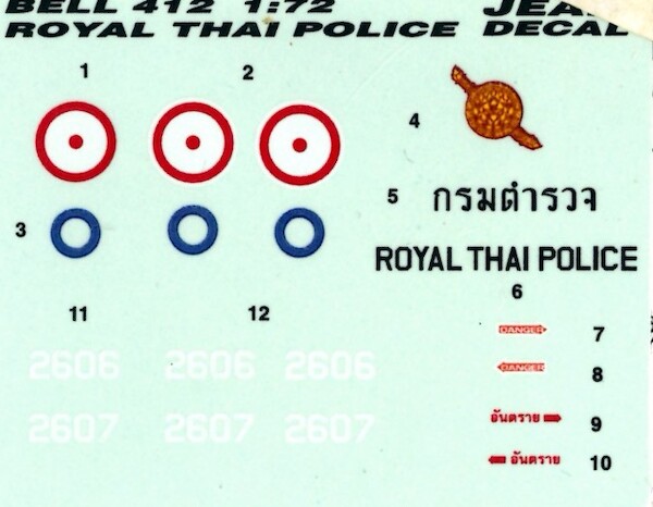 Bell 412 (Royal Thai Police) JEAB72003