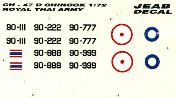 Boeing CH47 Chinook (Royal Thai Army)  JEAB72006