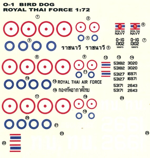 Cessna O1 Bird Dog (Royal Thai Air Force and Navy)  JEAB72017