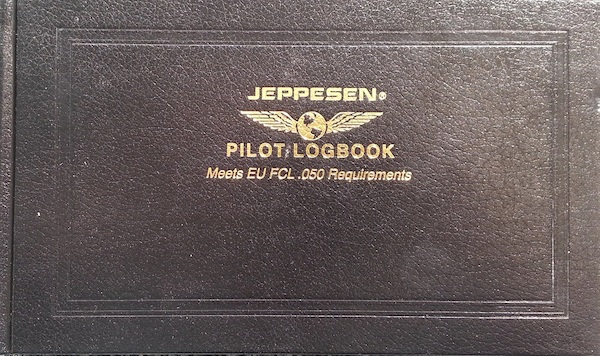 Jeppesen European Pilot Log Book meeting EU-FCL 0.50 JEULOG