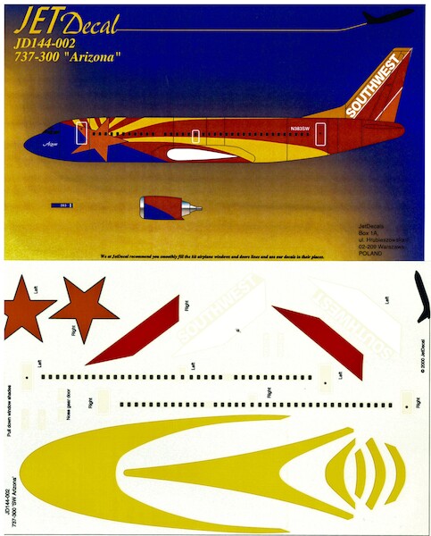 Boeing 737-300 (Southwest "Arizona") JD144-002