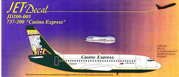 Boeing 737-200 (Casino express)  JD200-005