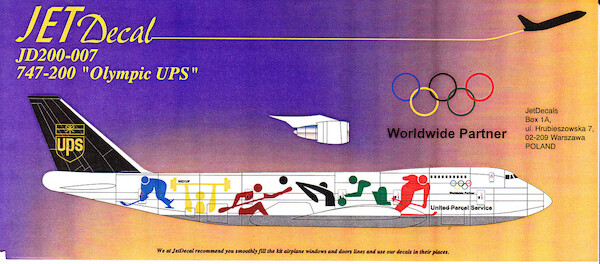 Boeing 747-200 (UPS "Olympic")  JD200-007