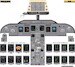 Bombardier CRJ700/CRJ705 with EFIS and EICAS Displays Handheld Cockpit Poster BBCRJ_71_HHGEN