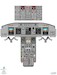 Embraer 170/190 with EFIS and EICAS Displays Handheld Cockpit Poster EB170_01_HHGEN