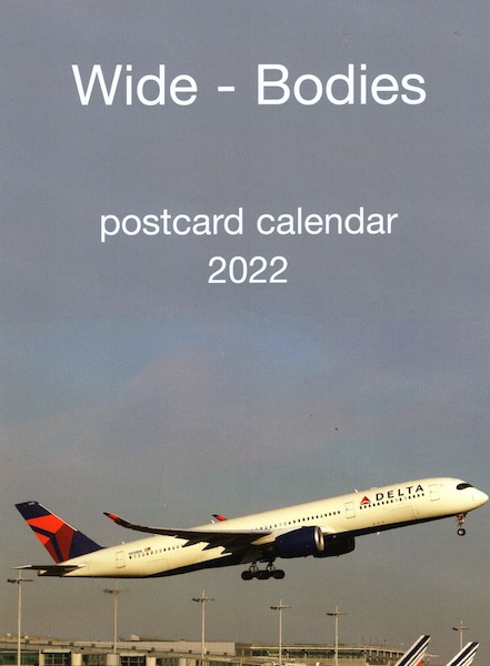 Wide-Bodies postcard calendar 2022 jj-2022