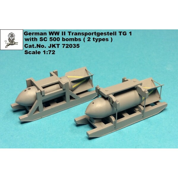 German WWII Ladewagen LWC500 /IX with SC250 Bomb JKT72036