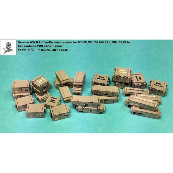 German Luftwaffe WWII Ammo Boxes JKT72042