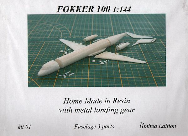 Fokker 100 (No Decals) JL-F100