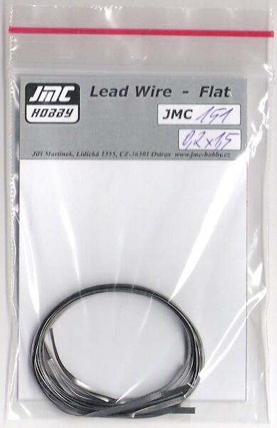 Lead strip Flat 0,2 x 1,5 mm x 12,5cm  JMC-151