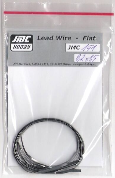 Lead strip Flat 0,2 x 1,5 mm x 12,5cm JMC-151