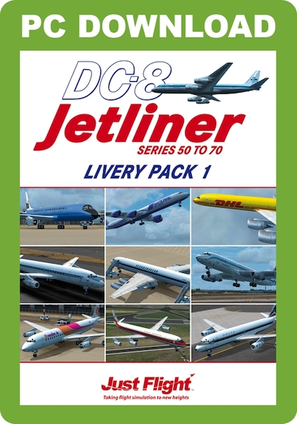DC-8 Jetliner Series 50 to 70 Livery Pack 1 (download version) J3F000154-D
