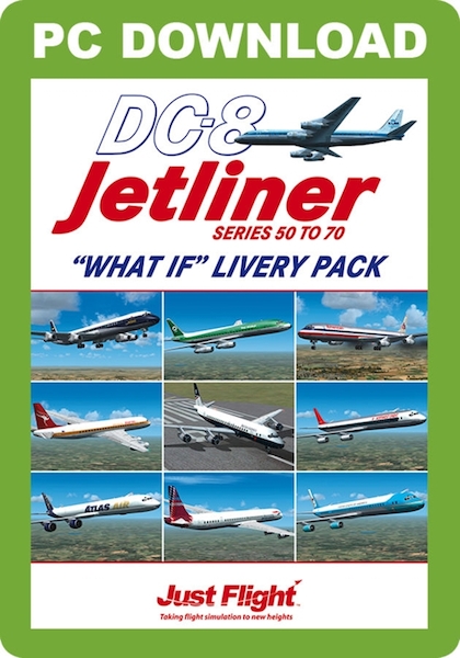 DC-8 50-70 What if Livery Pack (download version FSX)  J3F000156-D