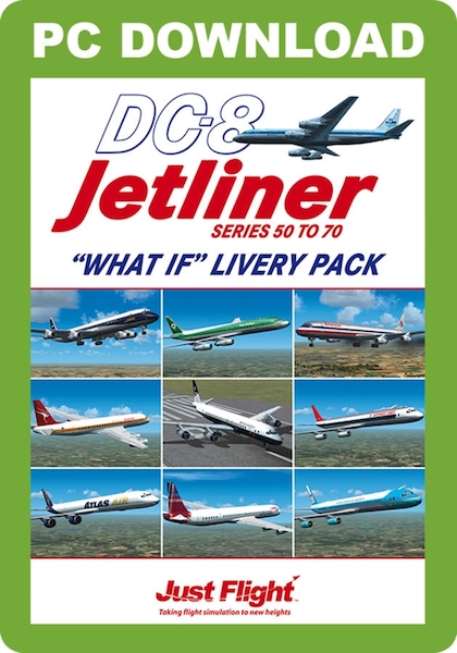 DC-8 50-70 What if Livery Pack (download version FSX) J3F000156-D