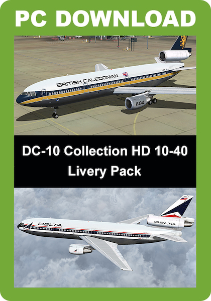 DC-10 Collection HD 10-40 Livery Pack ( Download version)  J3F000186-D
