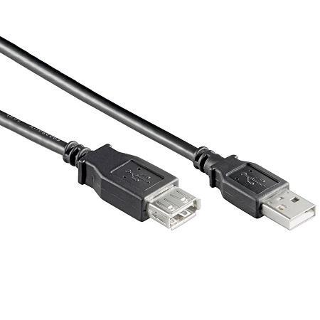 USB 2.0 Verlengkabel USB A - USB A 2.0m VLCT60010B20