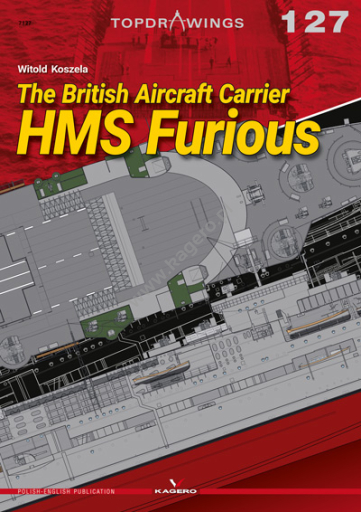 The British Aircraft Carrier HMS Furious  9788366673885