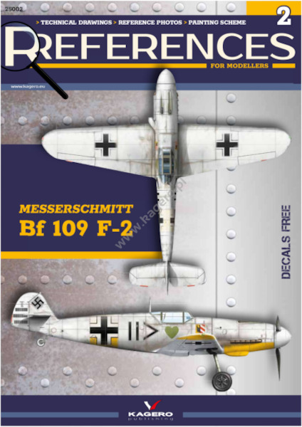 References for modellers 2: Messerschmitt BF109F-2 Including Decals  9788367294492