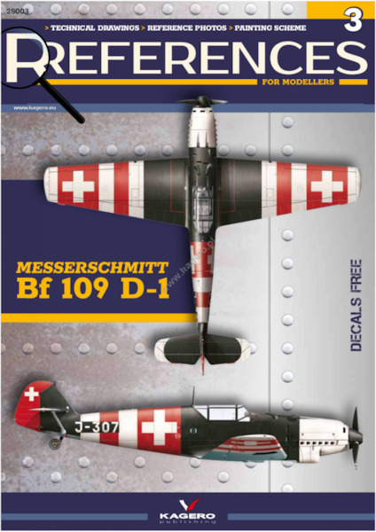 References for modellers 3: Messerschmitt BF109D-1 Including Decals  9788367294508