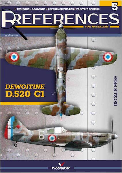 References for modellers 5: Dewoitine D520 C1 Including Decals  9788367294522
