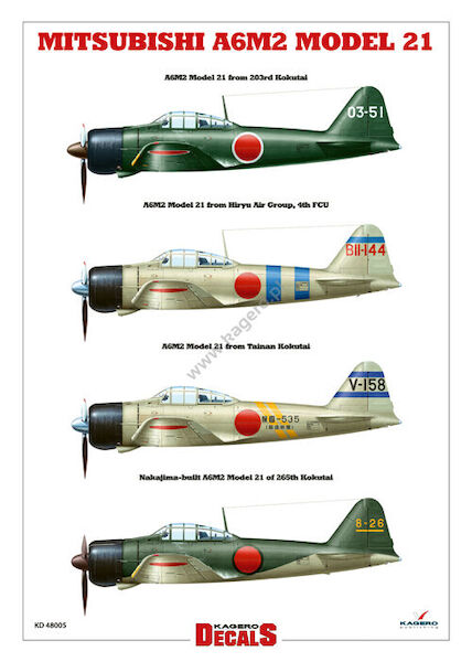 Mitsubishi A6M2 Zero Model 21  Kd48005