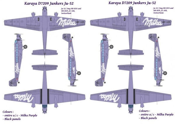 Junkers Ju52 (HB-HOS Milka) D7209