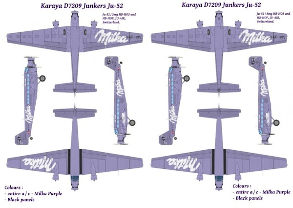 Junkers Ju52 (HB-HOS Milka)  D7209