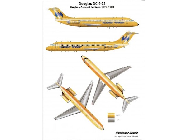 Douglas DC9-32 (Hughes Airwest) 144-04
