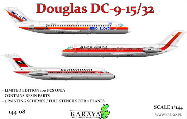 Douglas DC9-15/32 (Germanair, Aero Lloyd) 144-08