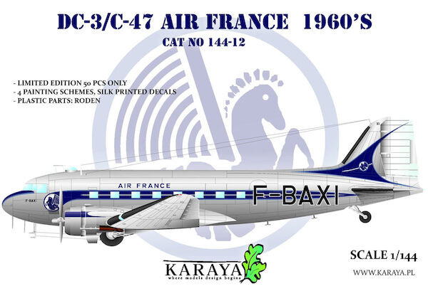 Douglas DC3/C47 (Air France 1960's ) 144-12