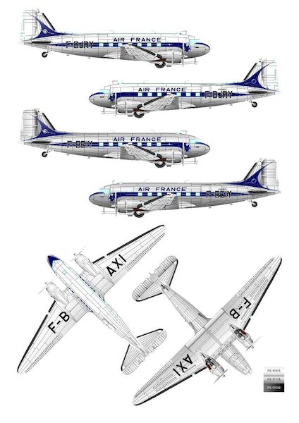 Douglas DC3/C47 Dakota (Air France) 144-12