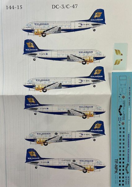 Douglas DC3/C47 Dakota (Icelandair)  144-15