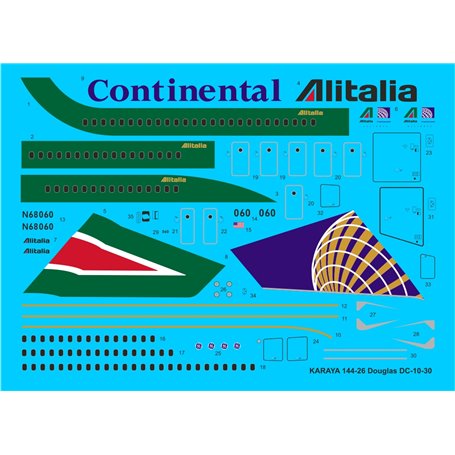 McDonnell Douglas DC10-3 (Alitalia/Continental Hybrid N68060) 144-26