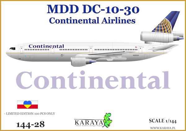 Douglas DC10-30  ( Continental )  144-28