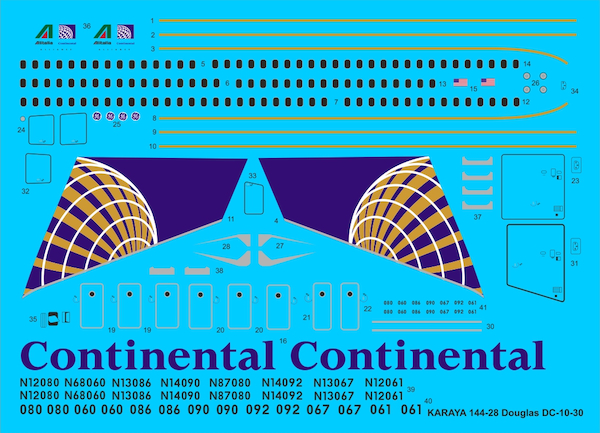 McDonnell Douglas DC10-30 (Continental) 144-28