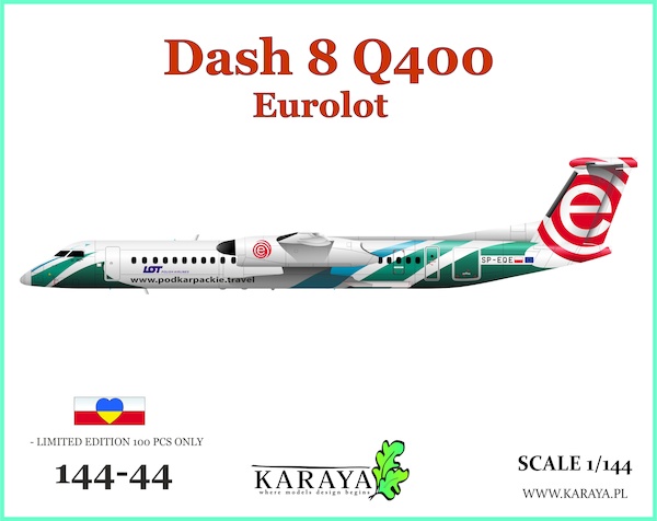 Dash 8 Q400 Eurolot 144-44