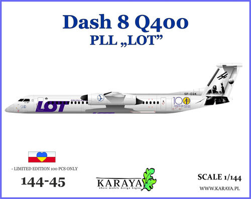 Dash 8 Q400   (PLL LOT)  144-45