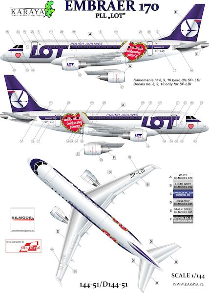 Embraer 170 (PLL "LOT") 144-51