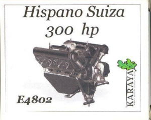 Hispano Suiza 300HP engine  E4802
